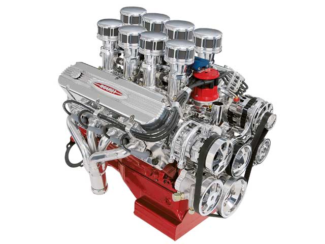 Ford mustang fuel injected crate engines